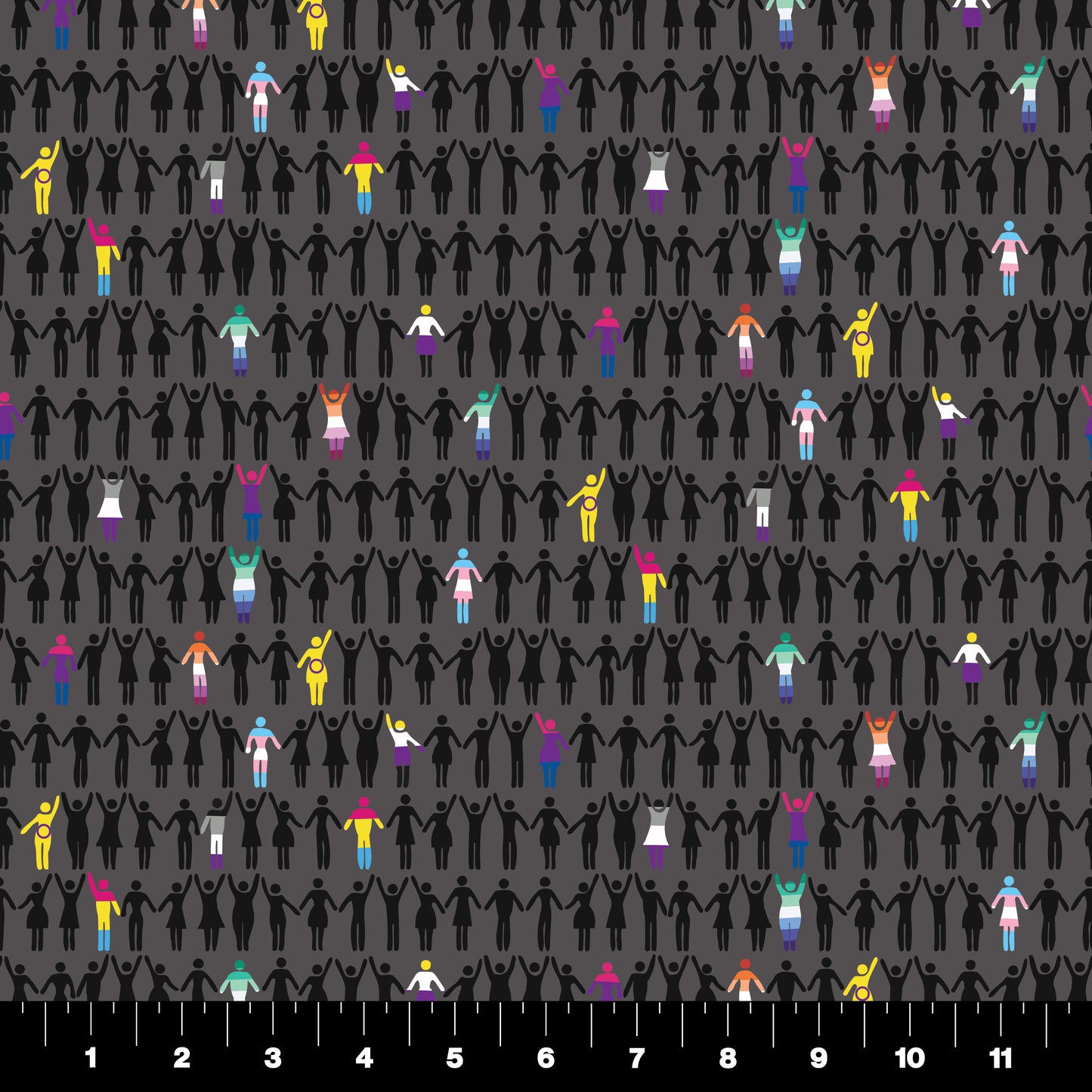 Non-Binary Pride Fabric Bundle - Stonewall Redux & Always Been Here by Mx Domestic