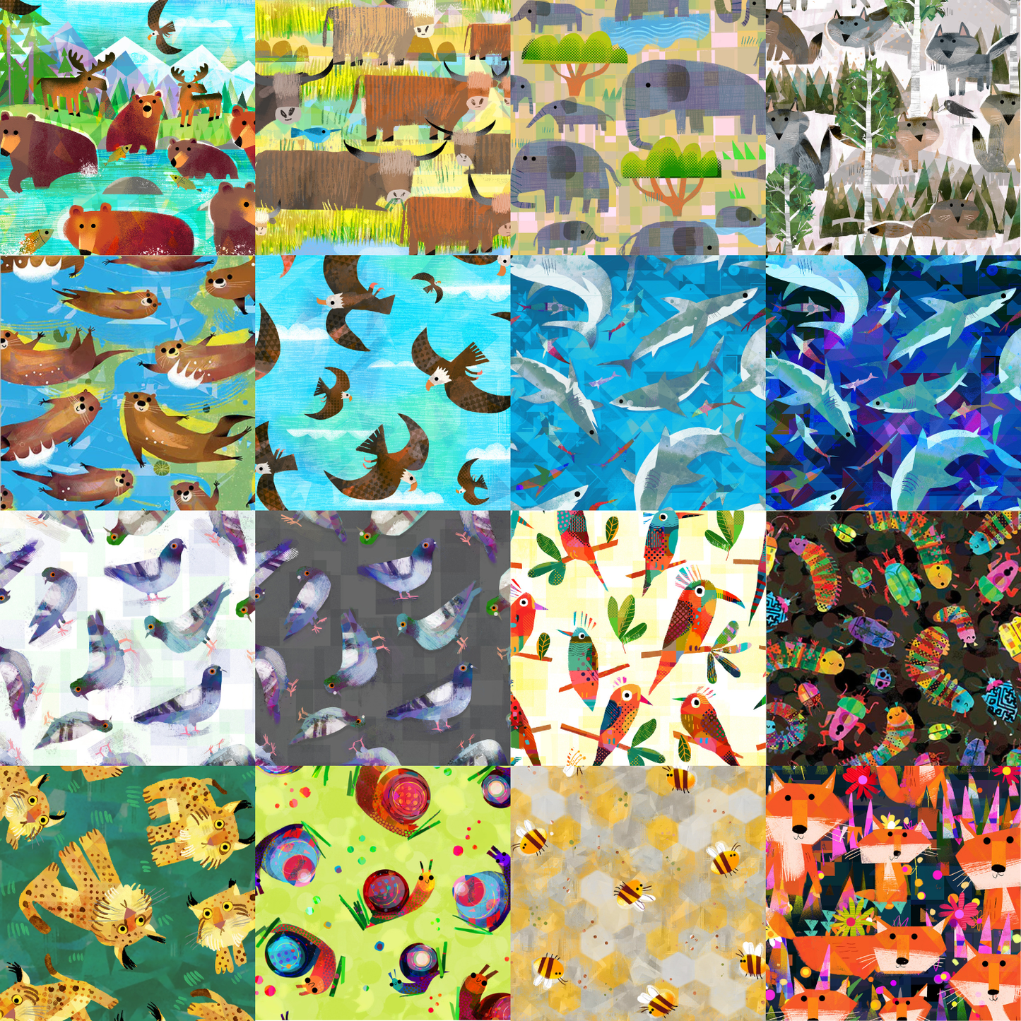 Animal Kingdom - Bundles - by Gareth Lucas with Windham Fabrics