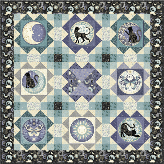 Bewitchery Quilt Kit – featuring Charmed by Makower UK