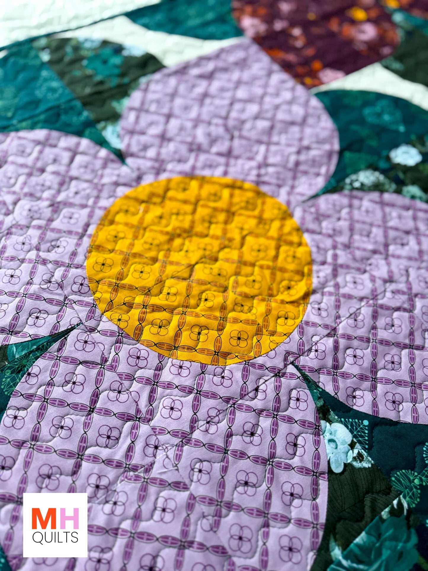 Blooms 72″ × 72″ Quilt Kit – Enrapture Collection by Giucy Giuce