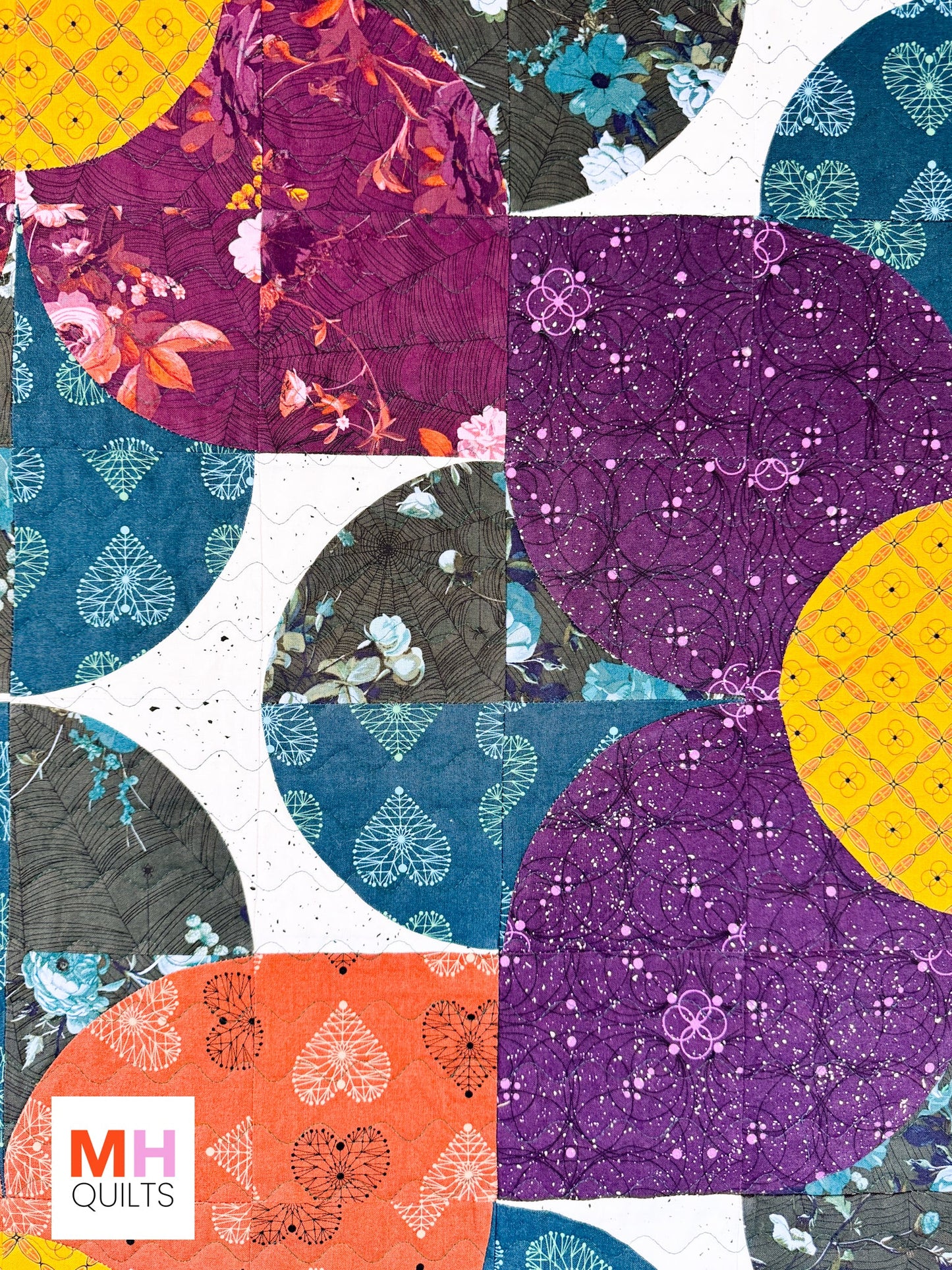 Blooms 72″ × 72″ Quilt Kit – Enrapture Collection by Giucy Giuce