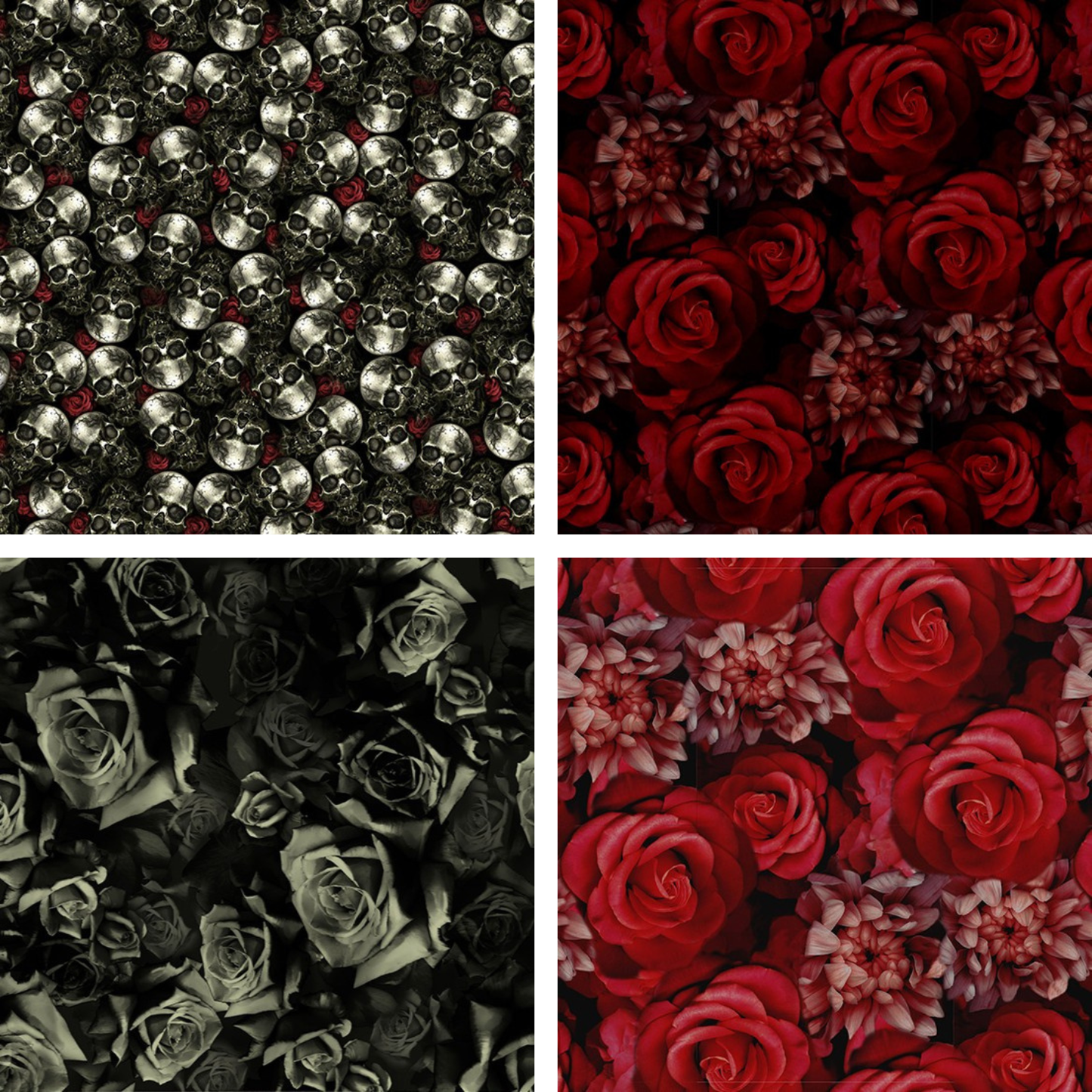 Boneheads & Graveyard Blooms - Bundles - by Travis Glasgow with Hoffman Fabrics