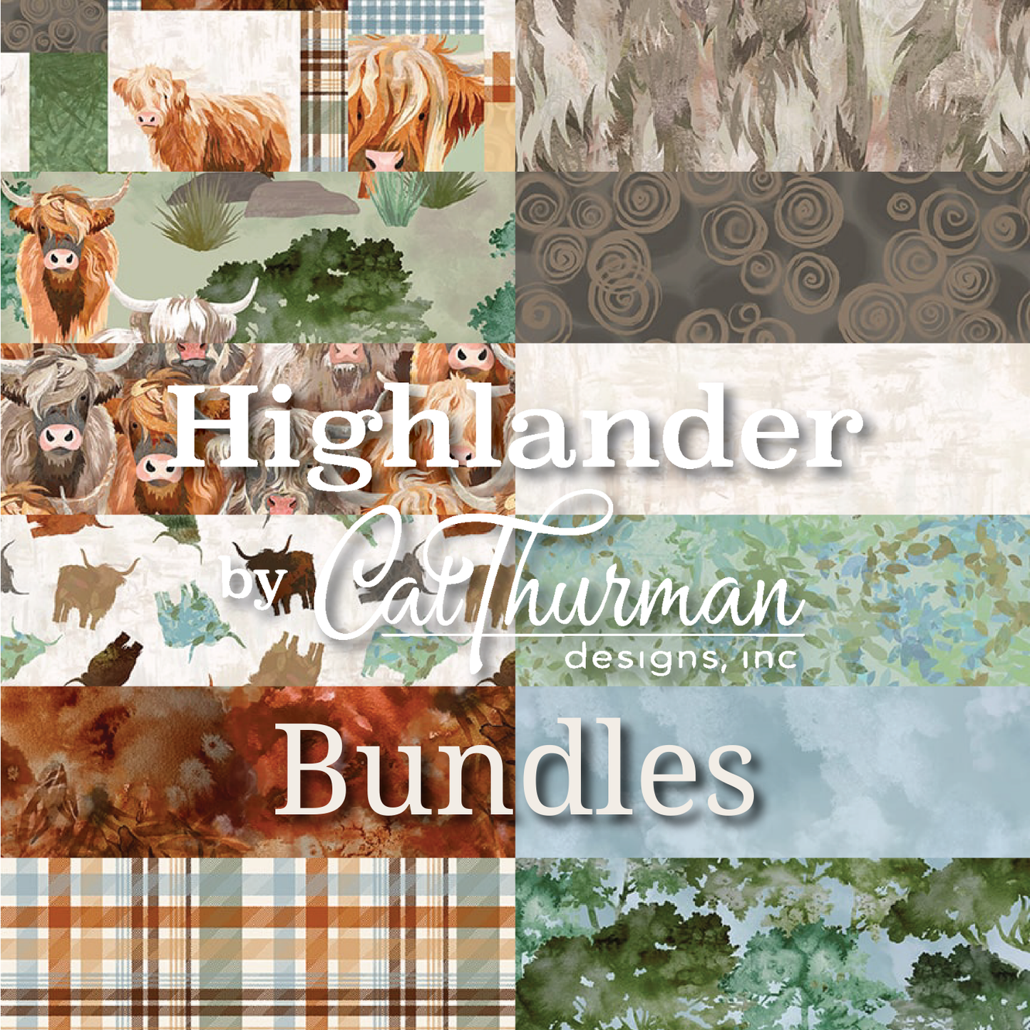 Highlander Bundles - by Cat Thurman Designs by Studio E Fabrics