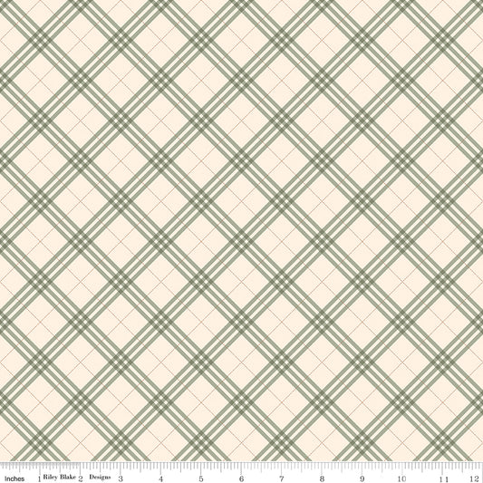 Coffee Time - Plaid Cream - by RBD Designers with Riley Blake Designs