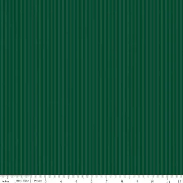 Stripes Fabric - 1/8" Tonal Stripe Christmas by Riley Blake Designs