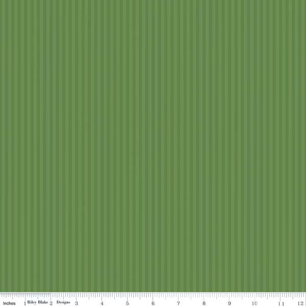 Stripes Fabric - 1/8" Tonal Stripe Clover by Riley Blake Designs