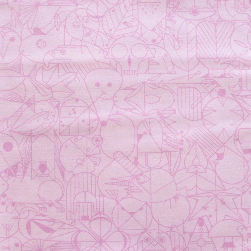 End Papers Vol. 2 - End Papers in Cotton Candy - by Charley Harper for Birch Fabrics