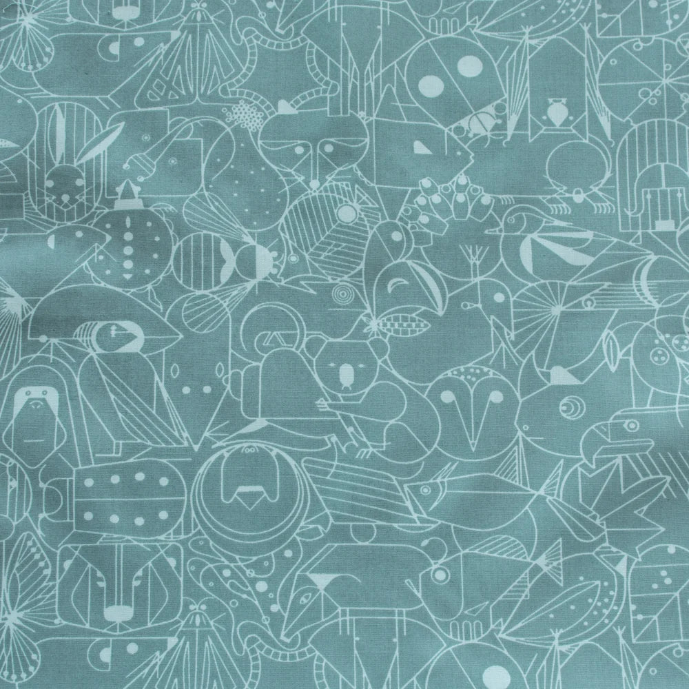 Charley Harper End Papers Bundle by Birch Fabrics, 15 Total