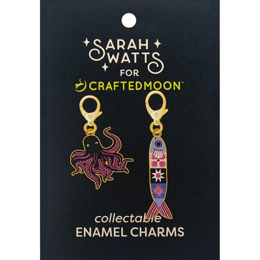 Fish & Octopus Charms - by Sarah Watts for Craftedmoon