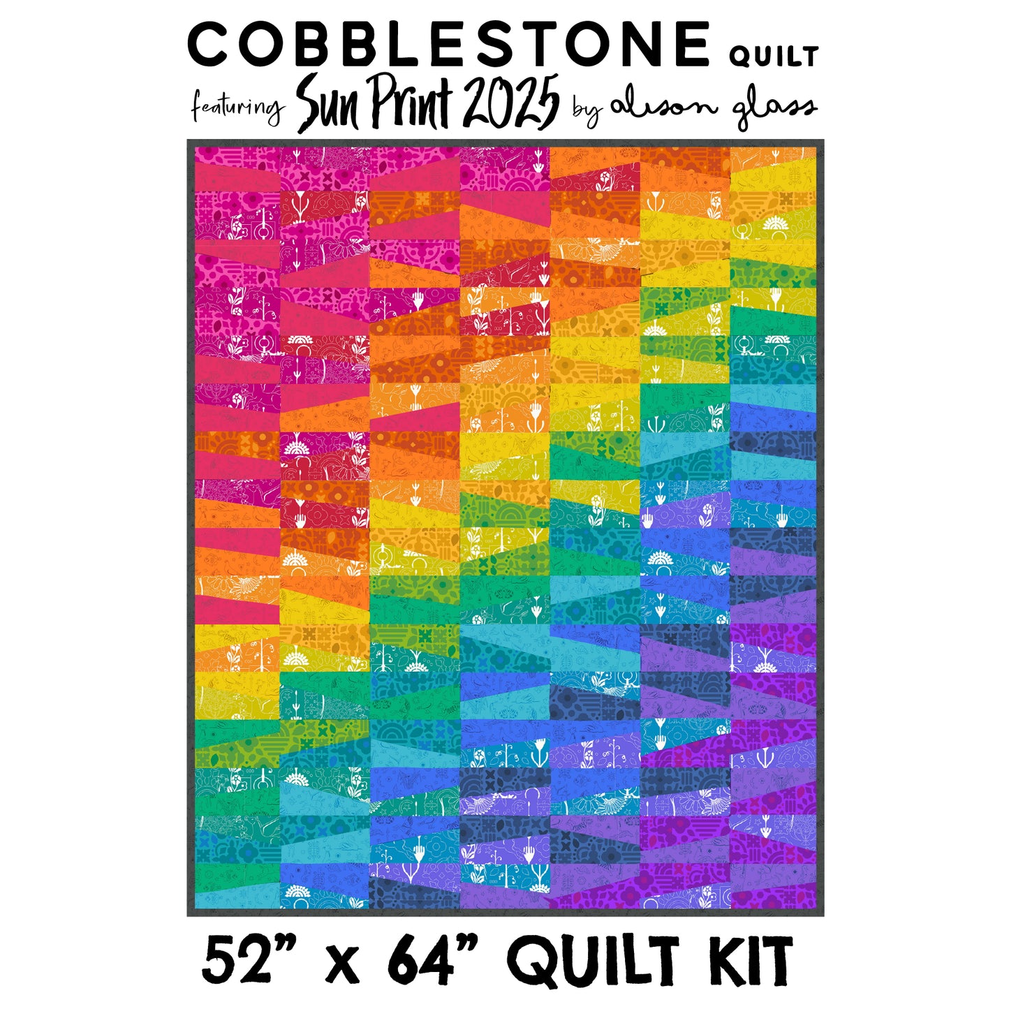 Cobblestone Quilt Kit – Featuring Sun Print 2025 by Alison Glass