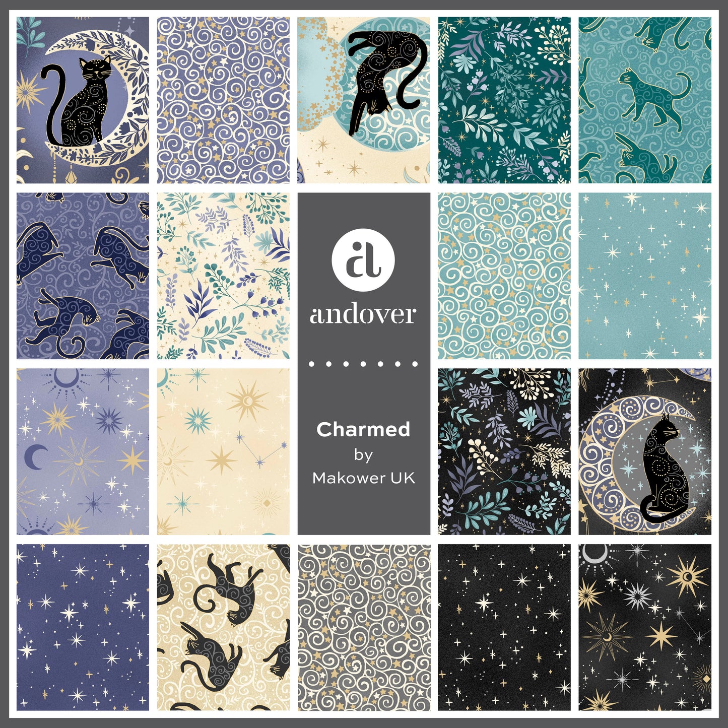 Charmed Bundles - by Makower UK with Andover Fabrics