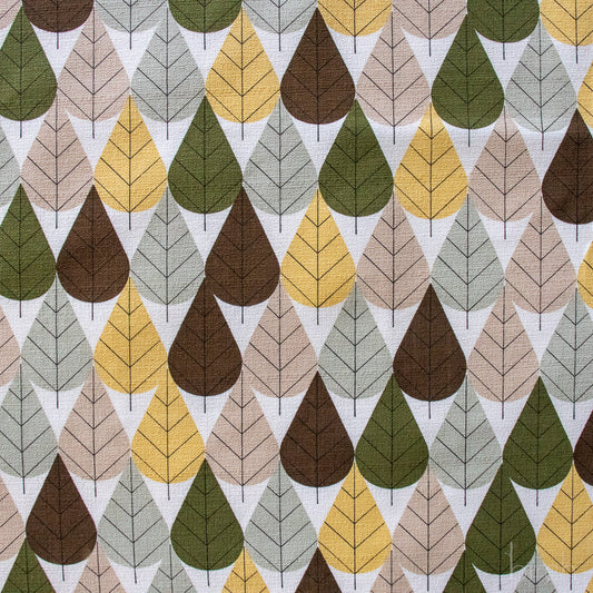 Iconic Vol.2 Barkcloth - Octoberama - by Charley Harper with Birch Organic Fabrics