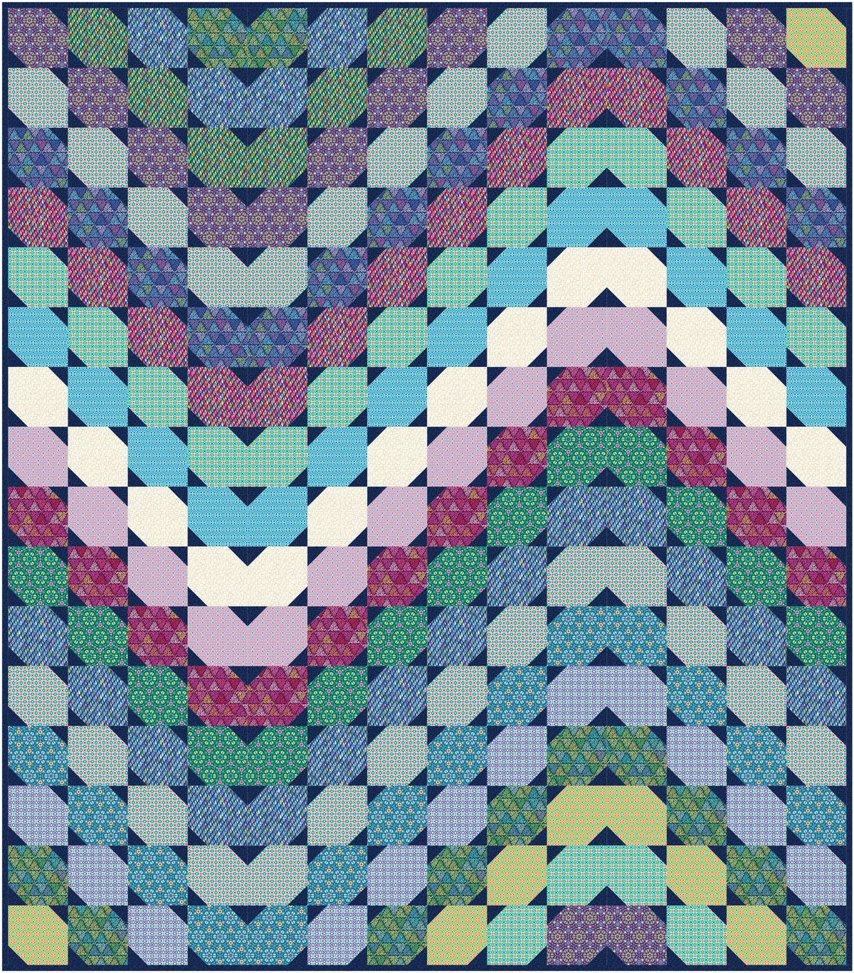 ColourWave Quilt Pattern – by Colourwerx
