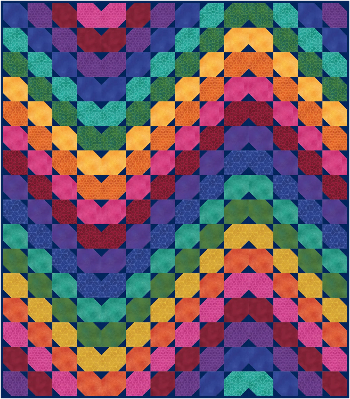 ColourWave Quilt Pattern – by Colourwerx