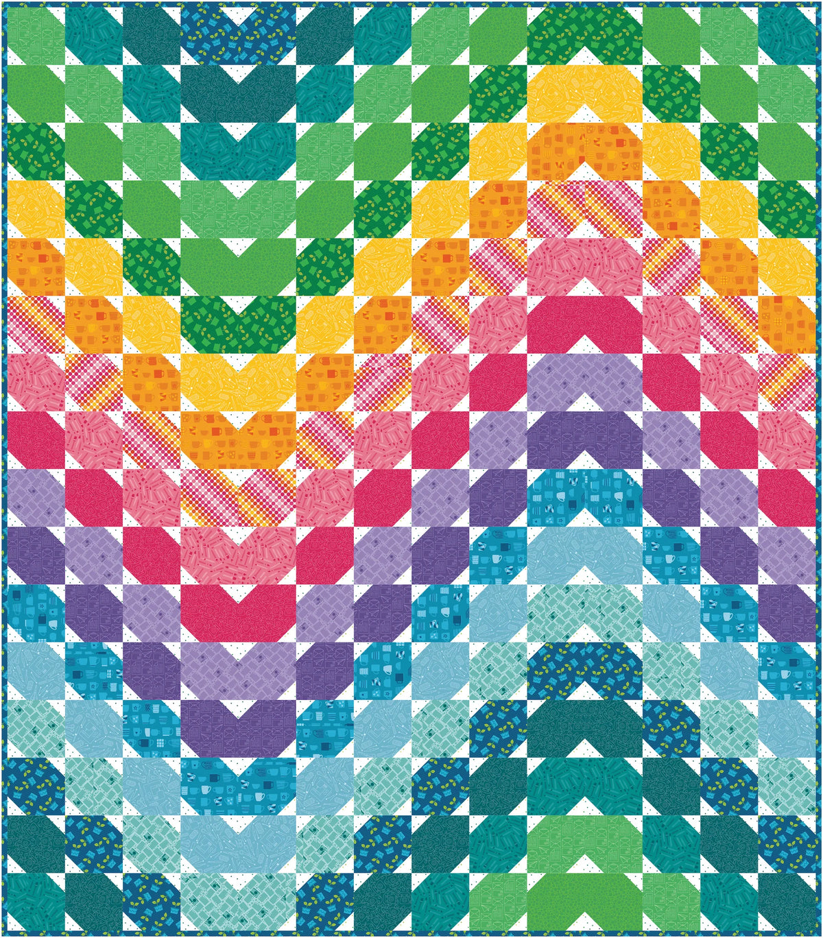 ColourWave Quilt Pattern – by Colourwerx