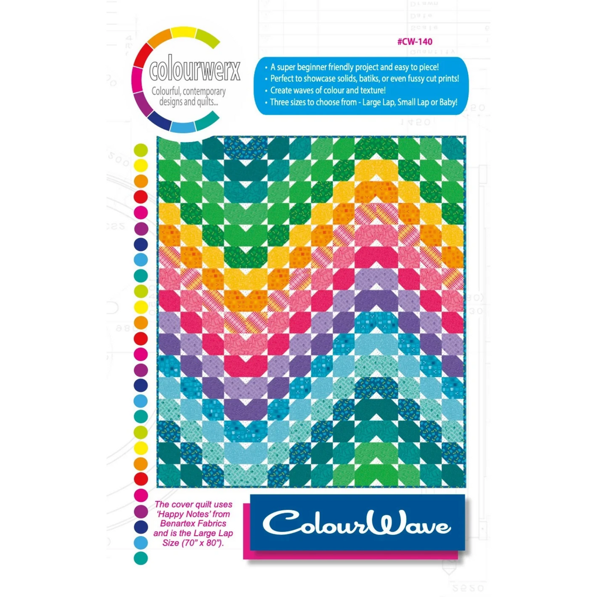 ColourWave Quilt Pattern – by Colourwerx