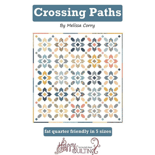 Crossing Paths Quilt Pattern - by Happy Quilting