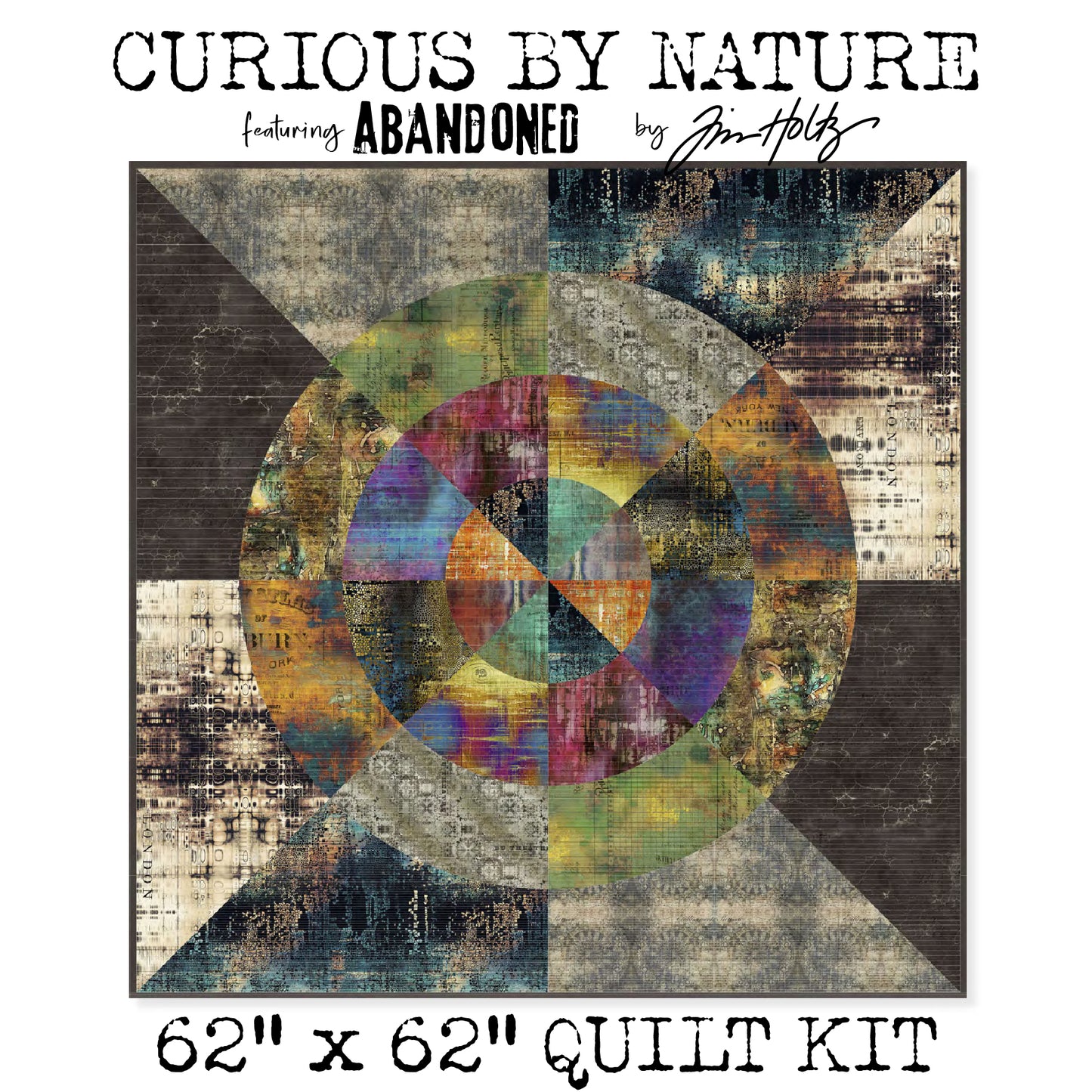 Curious by Nature Quilt Kit – Featuring Abandoned by Tim Holtz