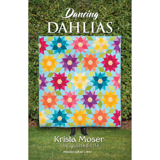 Dancing Dahlia Quilt Pattern - by Krista Moser