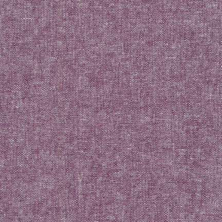 Essex Yarn Dyed - Eggplant - by Robert Kaufman Fabrics