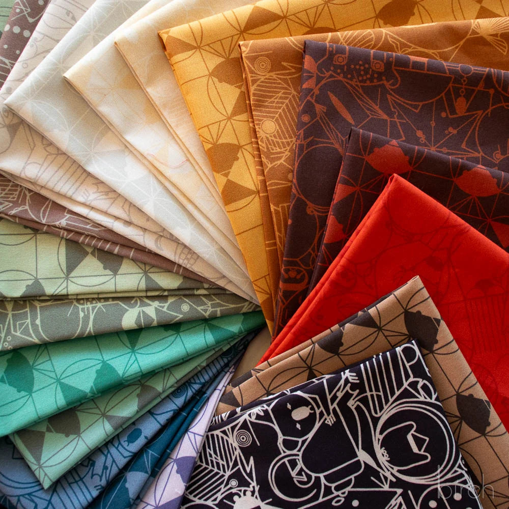 End Papers Vol. 2 Fat Quarter Bundle by Charley Harper for Birch Fabrics