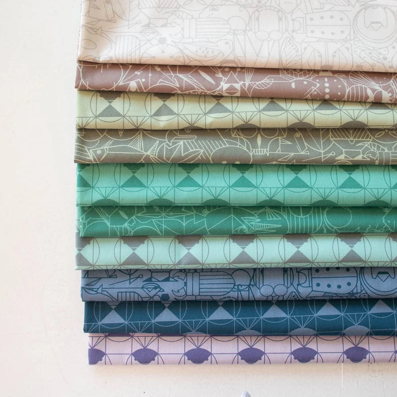 End Papers Vol. 2 Fat Quarter Bundle by Charley Harper for Birch Fabrics