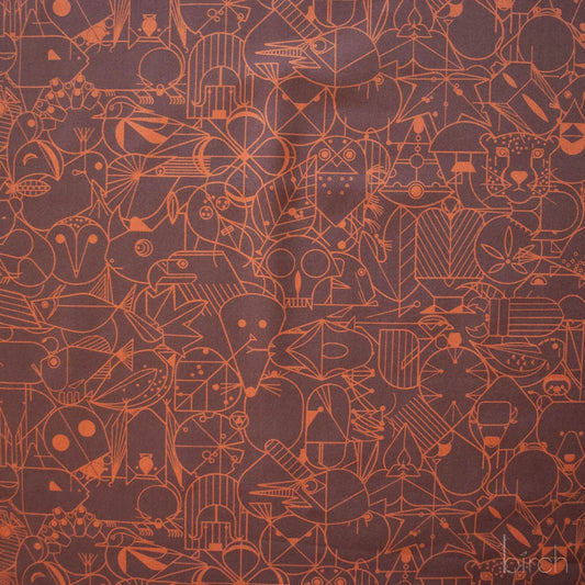 End Papers Vol. 2 - End Papers in Earth - by Charley Harper for Birch Fabrics