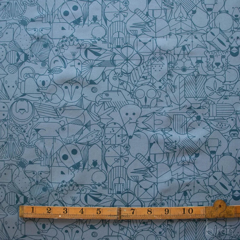End Papers Vol. 2 - End Papers in Denim - by Charley Harper for Birch Fabrics