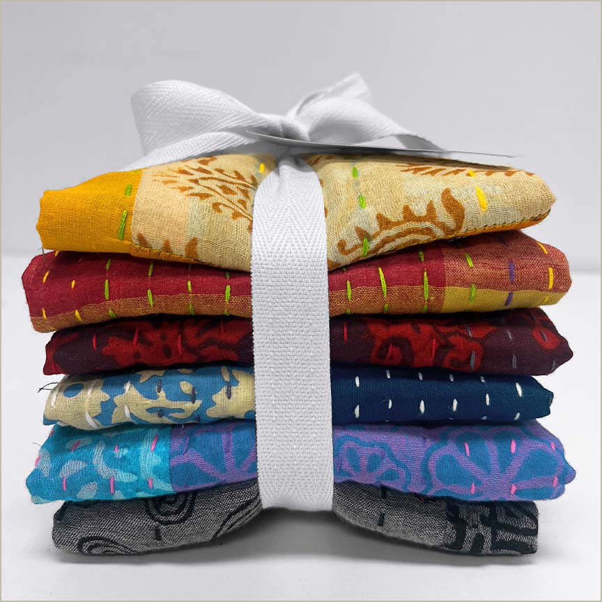 Kantha Fat Quarter Bundle - by Whistler Studios with Windham Fabrics