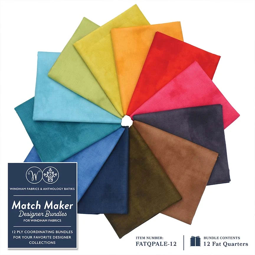Palette - Rainbow Fat Quarter Bundle - by Marcia Derse