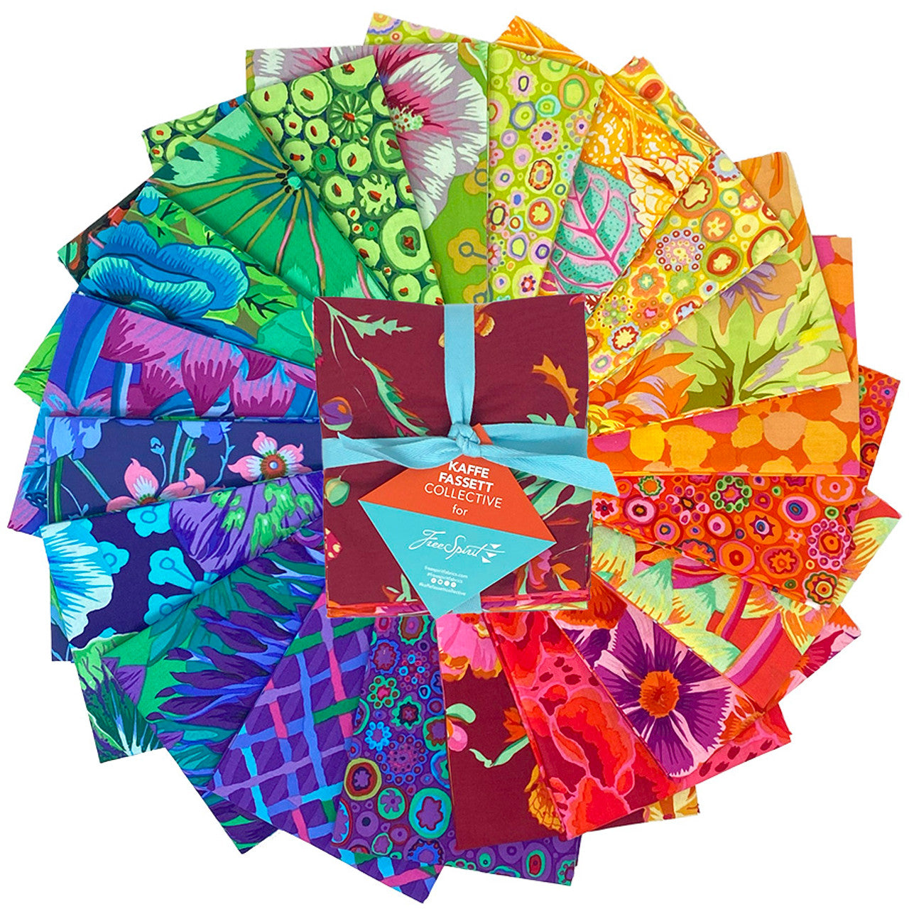 Classics Plus - Fat Quarter Bundle - Spectrum - by Kaffe Fassett with Free Spirit Fabrics