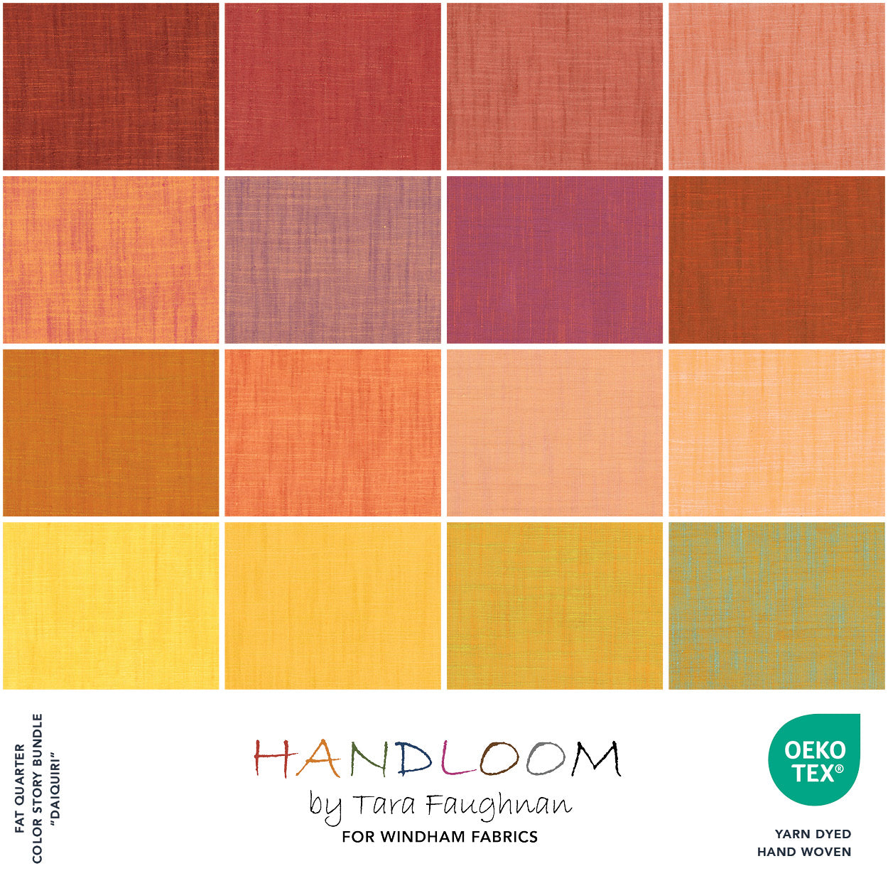 Handloom - Daiquiri Fat Quarter Bundle -  by Tara Faughnan with Windham Fabrics
