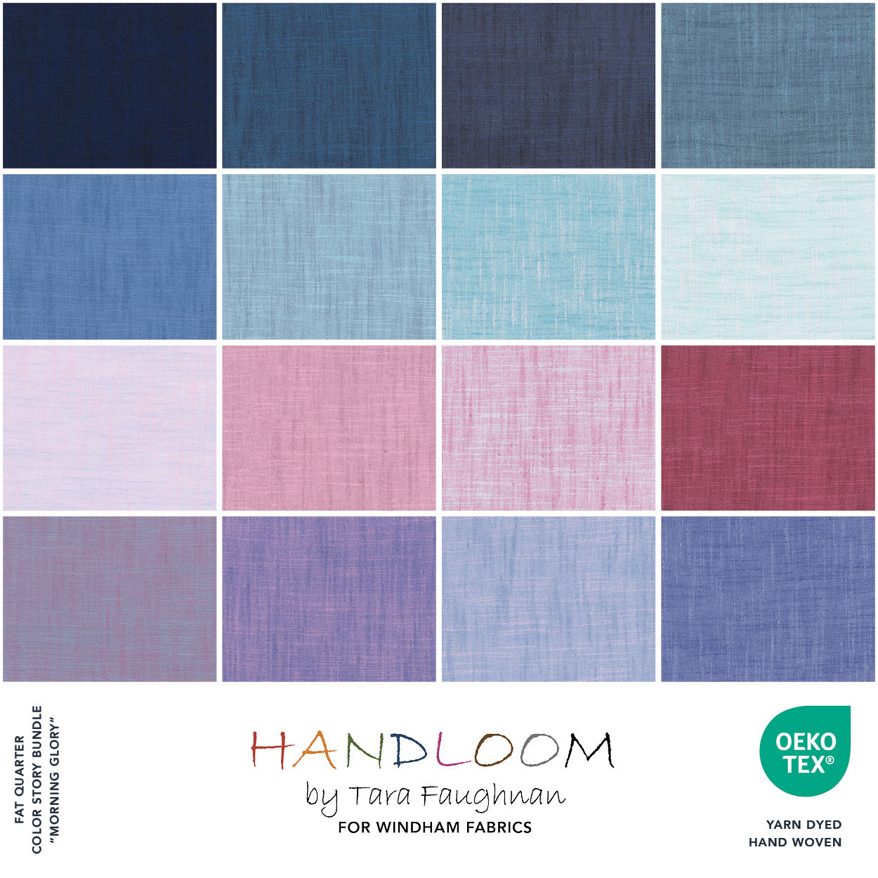 Handloom - Morning Glory Fat Quarter Bundle -  by Tara Faughnan with Windham Fabrics