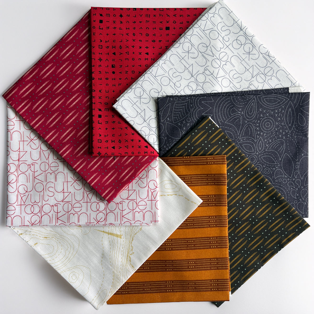 Found Language | 8-Piece Curated Andover Fabric Bundle