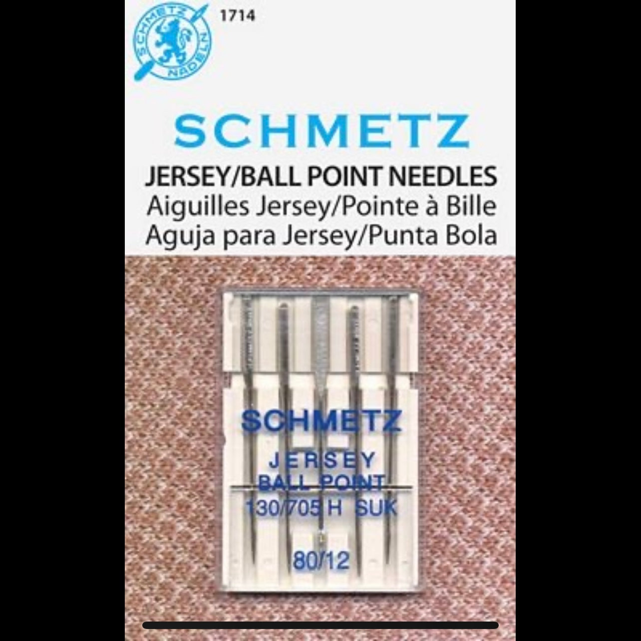 Schmetz Jersey/Ballpoint Needle 5-pk sz12/80