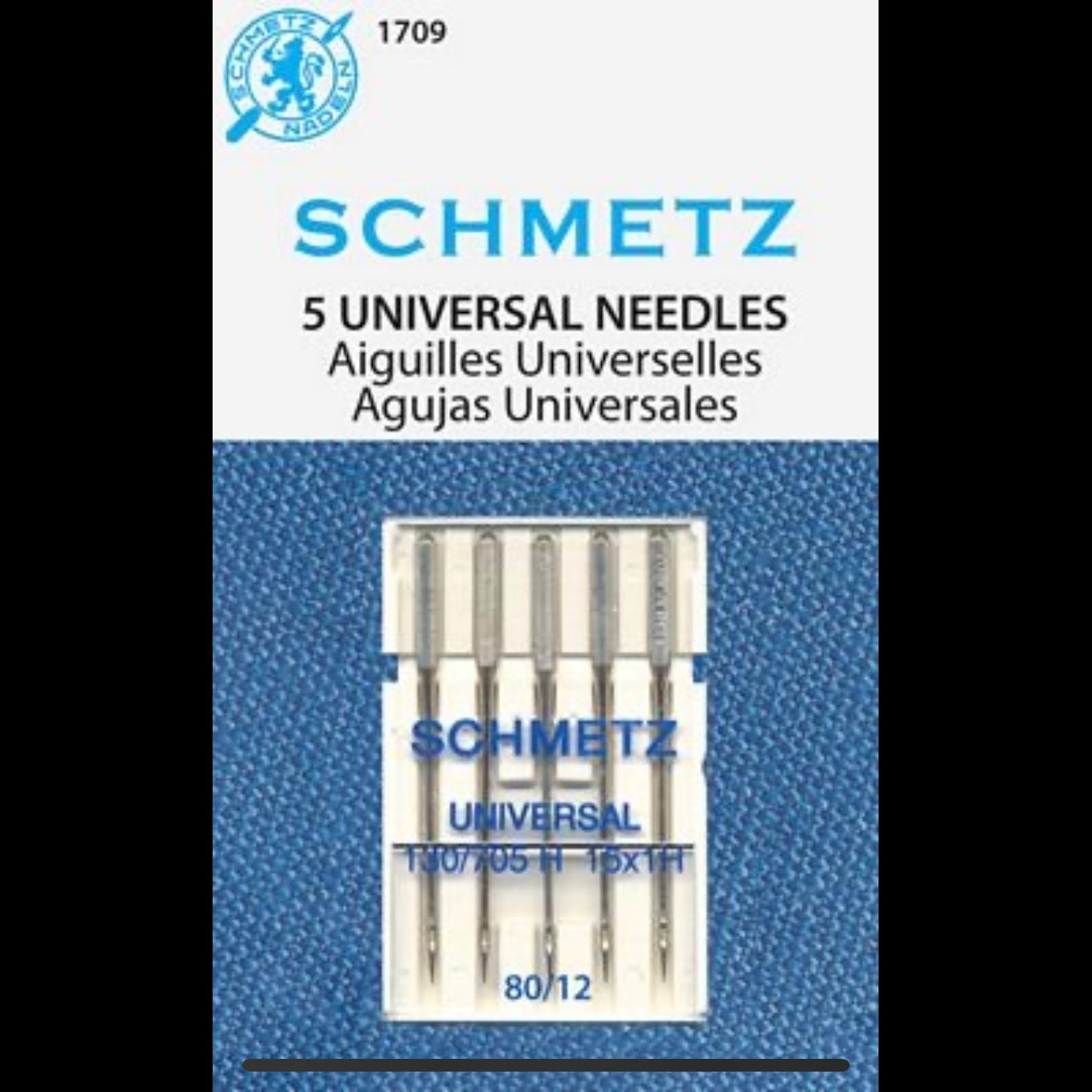 Schmetz Universal 5-pk sz12/80