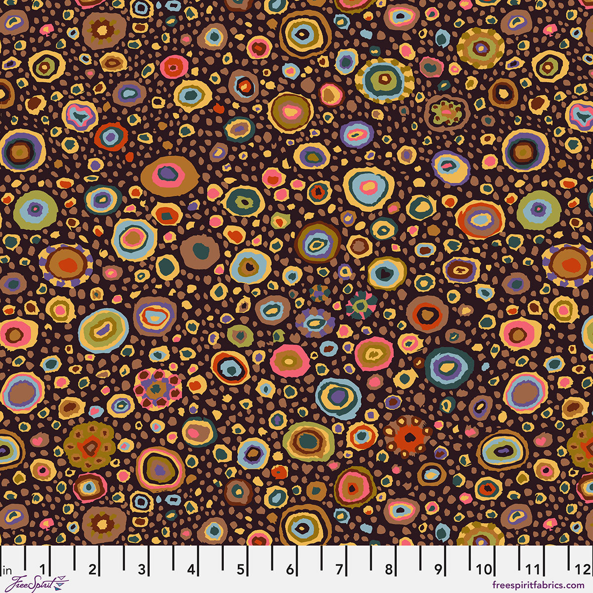Ode to Roman Glass - Byza - by Kaffe Fassett with FreeSpirit Fabrics - Brown GP01.BYZA quilt fabric