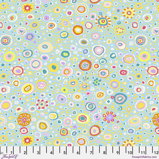 Ode to Roman Glass - Pastl - by Kaffe Fassett with FreeSpirit Fabrics - Blue GP01.PASTL quilt fabric