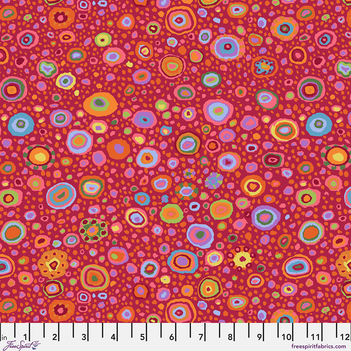 Ode to Roman Glass - Redd - by Kaffe Fassett with FreeSpirit Fabrics - Red GP01.REDD quilt fabric
