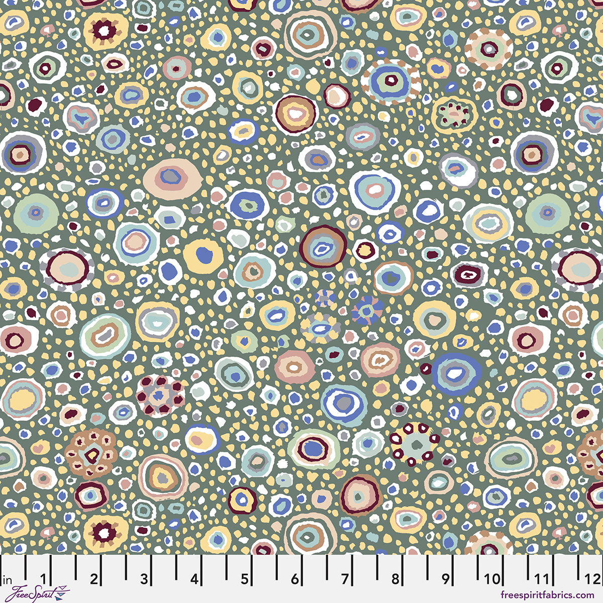 Ode to Roman Glass - Stone - by Kaffe Fassett with FreeSpirit Fabrics - Gray GP01.STONE quilt fabric