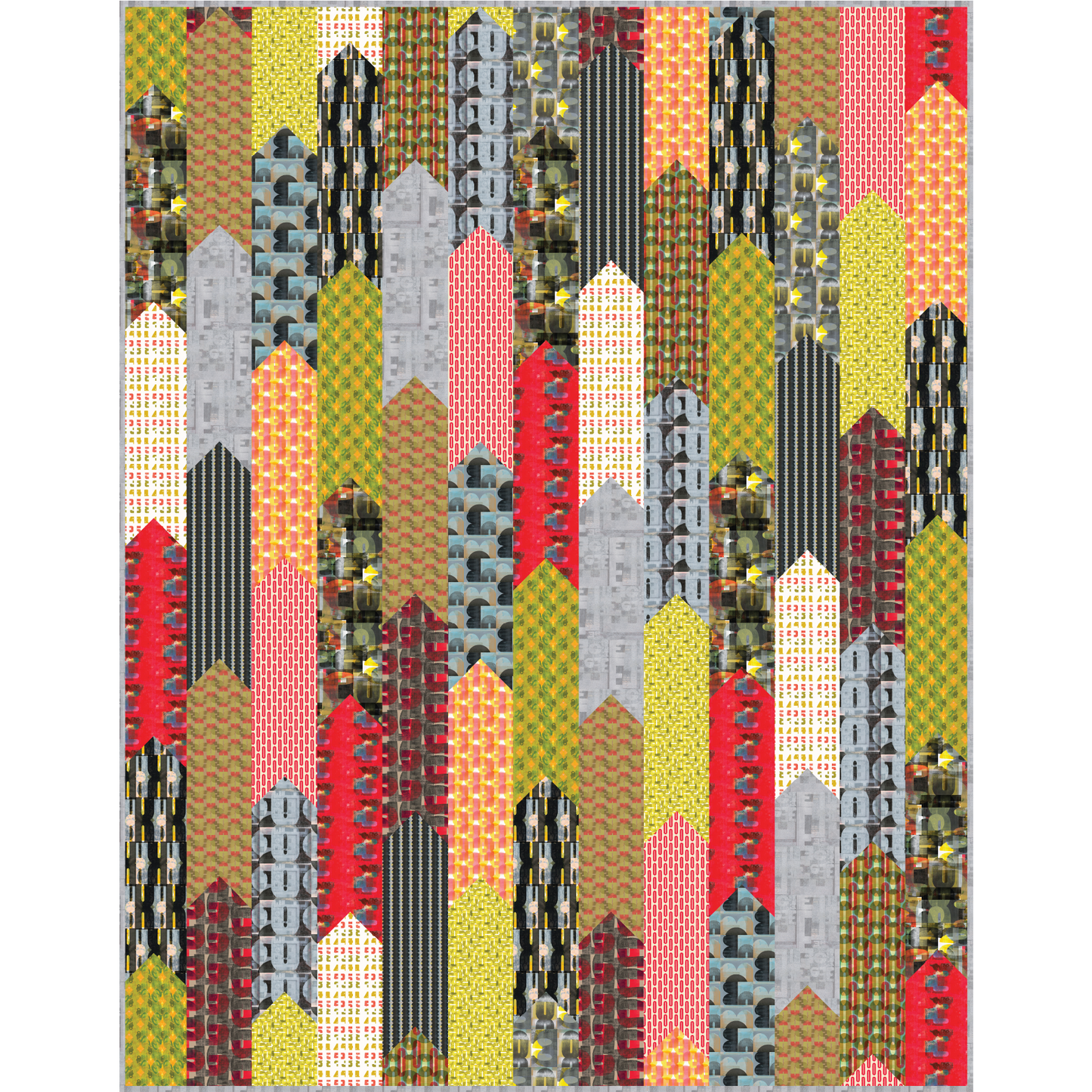 Gigi Quilt Kit - Featuring Counter by eBond with FreeSpirit Fabrics