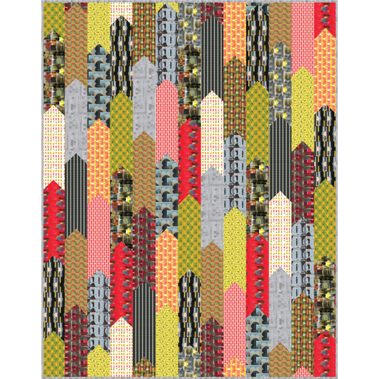 Gigi Quilt Kit - Featuring Counter by eBond with FreeSpirit Fabrics