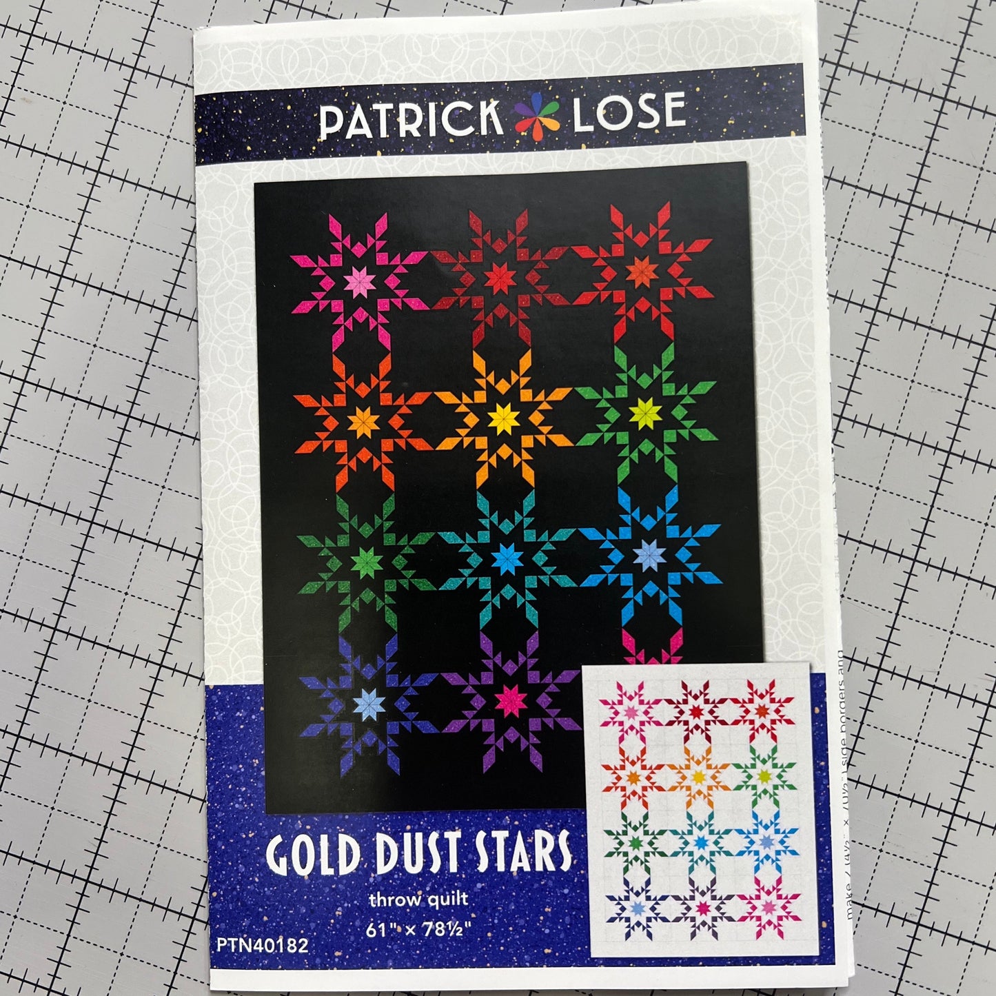 Gold Dust Stars Quilt Pattern by Patrick Lose