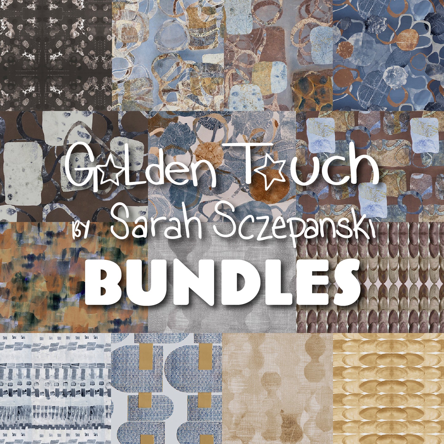 Golden Touch Bundles by Sarah Sczepanski with Free Spirit Fabrics