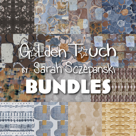 Golden Touch Bundles by Sarah Sczepanski with Free Spirit Fabrics