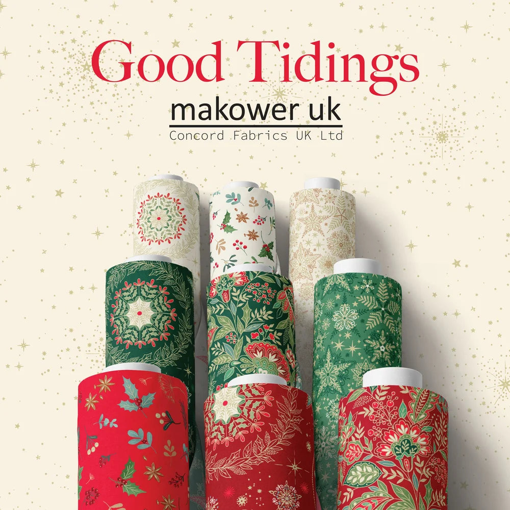 Good Tidings – Fat Quarter Bundle by Makower UK with Andover Fabrics