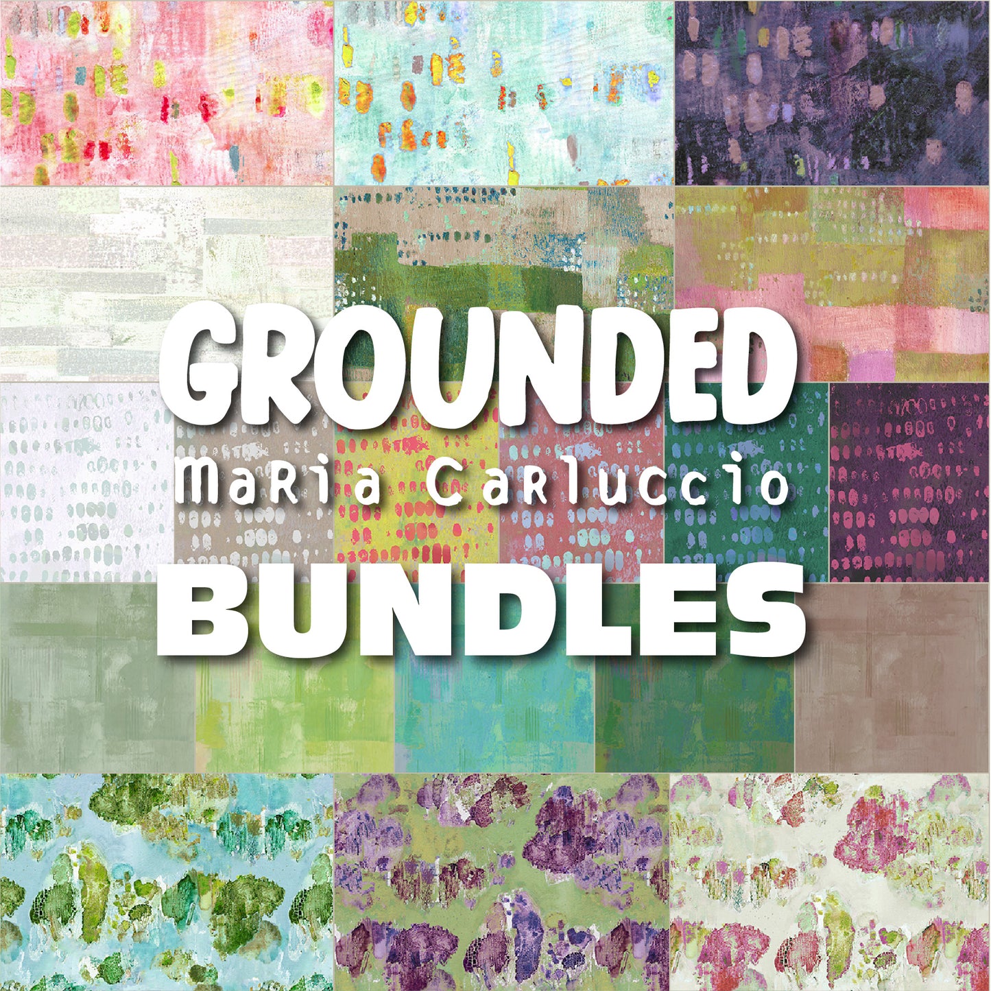 Grounded Fabric Bundles by Maria Carluccio with Windham Fabrics