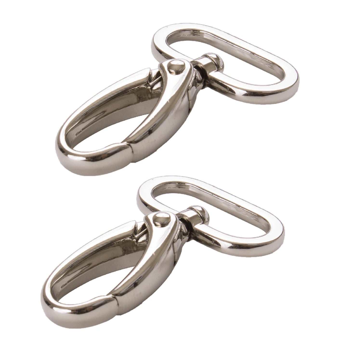 Swivel Hook 1 in - Nickel - Set of 2