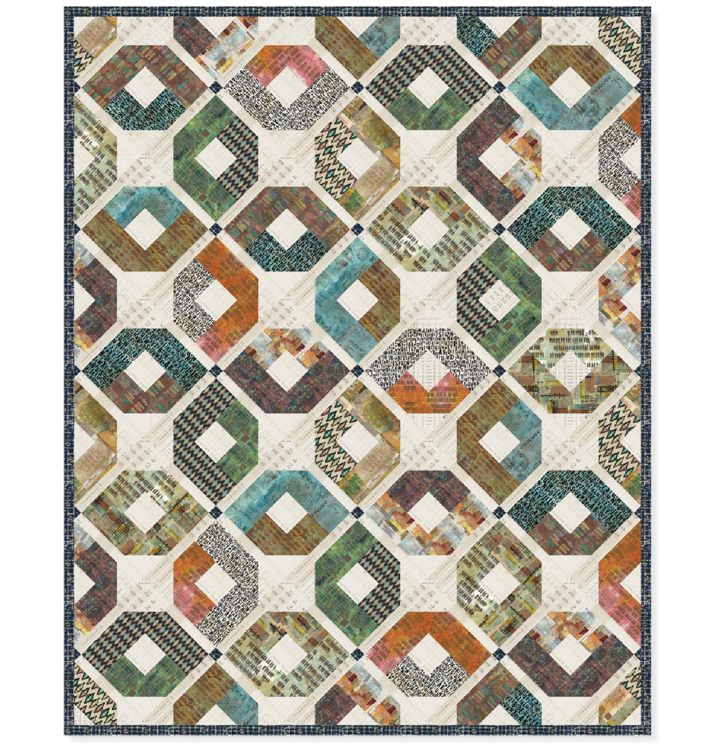 Elena Quilt Kit – Featuring On Your Mark by Seth Apter with FreeSpirit Fabrics
