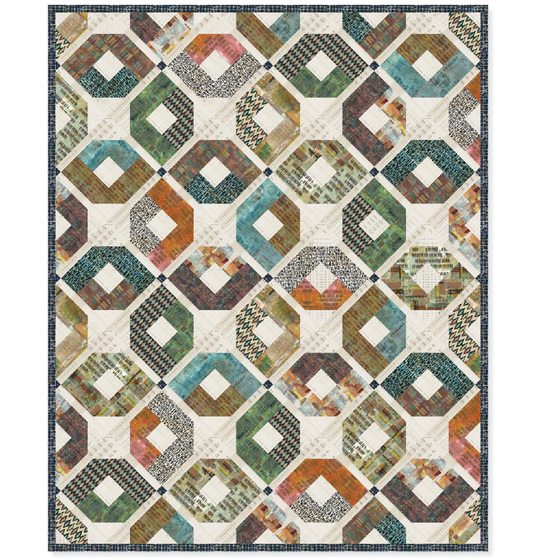 Elena Quilt Kit – Featuring On Your Mark by Seth Apter with FreeSpirit Fabrics